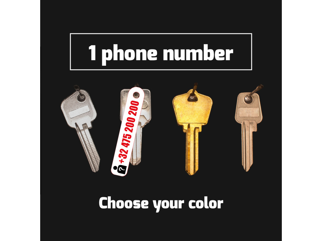 Lost key 1 contact numbers 40 numbers per board