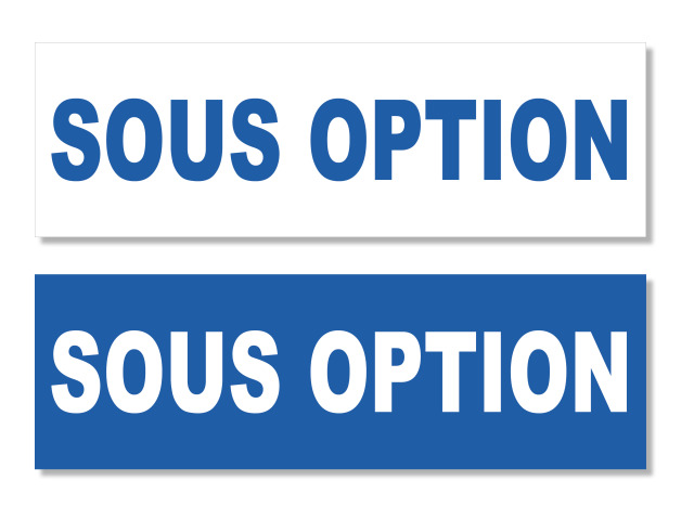 Sticker MET DE OPTIE